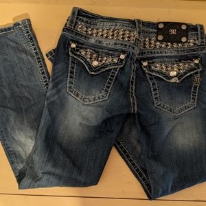 Embellished Miss Me Buckle Boot Cut Jeans